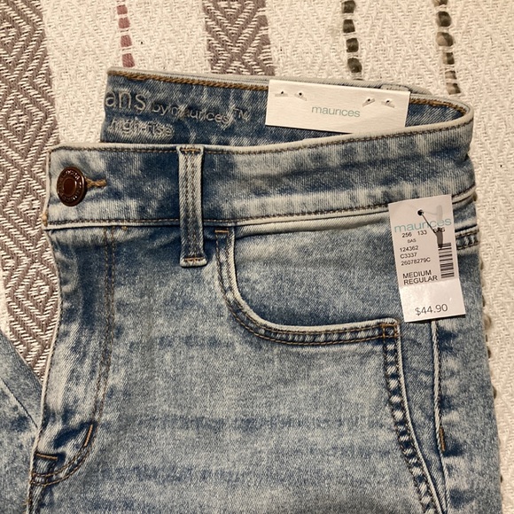 NWT Maurices High Rise Jeggings - Picture 2 of 6